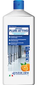 Argonit pluri attivo profumazione arancio  1lt - Detergente  Sgrassante per pavimenti HACCP
